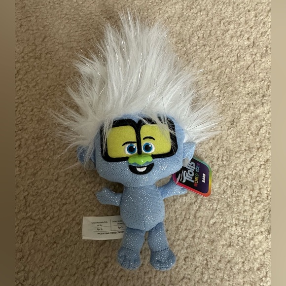 Lot of 3 Dreamworks plush trolls from Trolls World Tour - Picture 7 of 7